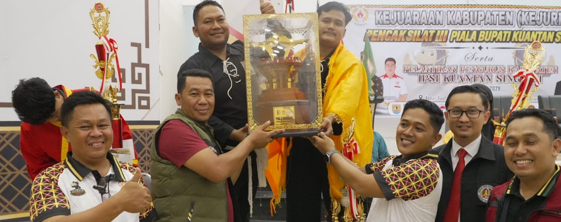 PSHT Kuansing Raih Juara Umum Kejurkab Pencak Silat III Piala Bupati Kuansing